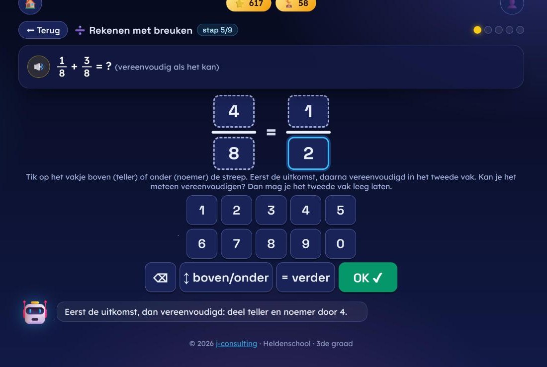 Breuken optellen en vereenvoudigen