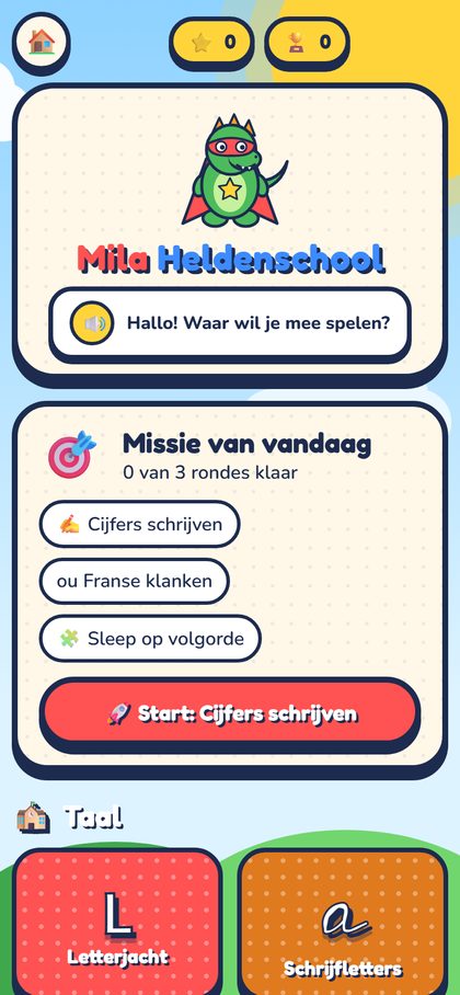 Startscherm op gsm