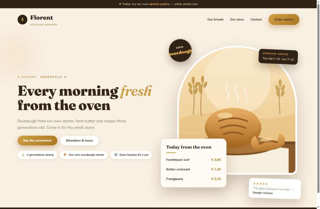 Sample template by J-Consulting on desktop