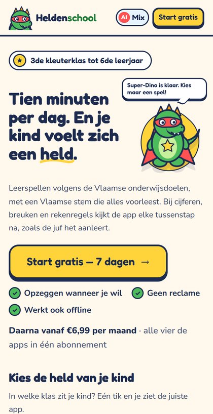 heldenschool.be op mobiel