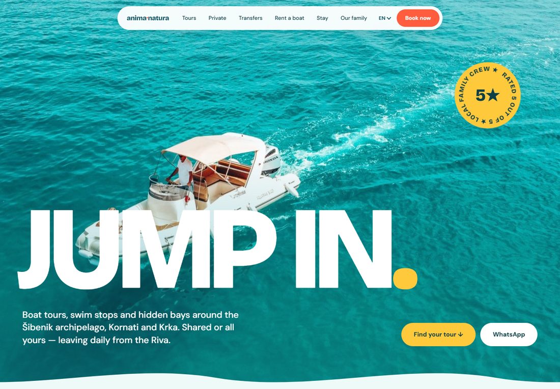 Homepage van visit-sibenik.com