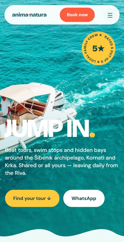visit-sibenik.com op mobiel