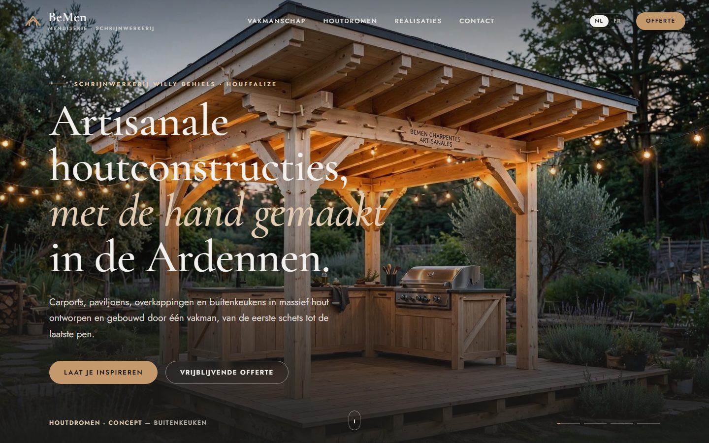 De nieuwe website van BeMen
